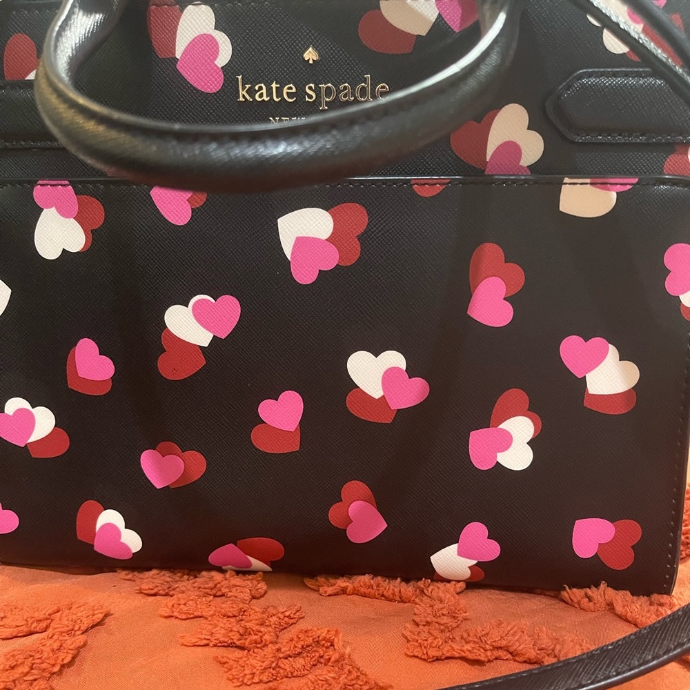 Kate Spade valentine purse excellent excellent condition 10x8